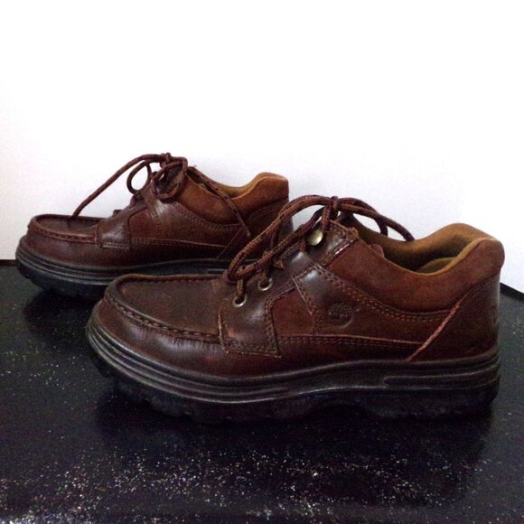 Timberland Brown Leather Boots - Picture 6 of 9